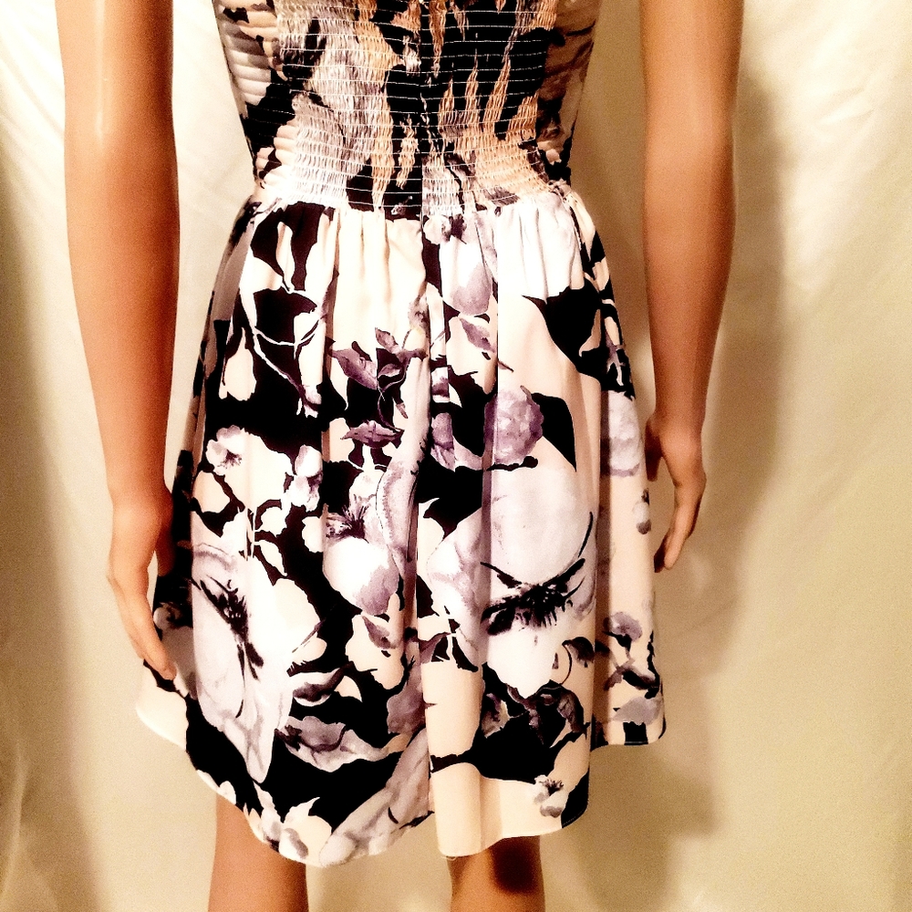 NWT Devlin Strapless Floral Mini Dress XS - Picture 4 of 12
